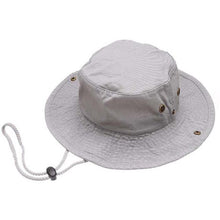 Load image into Gallery viewer, Newhattan 100% Cotton Solid Safari Bucket hats Foldable Unisex

