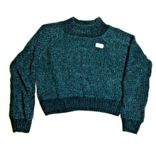 Load image into Gallery viewer, Revamped Mock Neck Teal Womens Sweater Knits Pullover - Size Medium **
