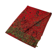 Load image into Gallery viewer, Paisley Pashmina Shawls Scarf 023
