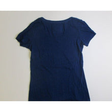 Load image into Gallery viewer, Abercrombie &amp; Fitch Blue V-Neck Pocket Tee Womens Short Sleeve Shirt- S **
