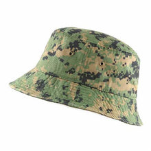 Load image into Gallery viewer, Newhattan Cotton Camo Bucket hats Unisex
