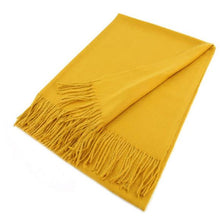 Load image into Gallery viewer, Large Cashmere Feel Scarf Shawls Solid Colors
