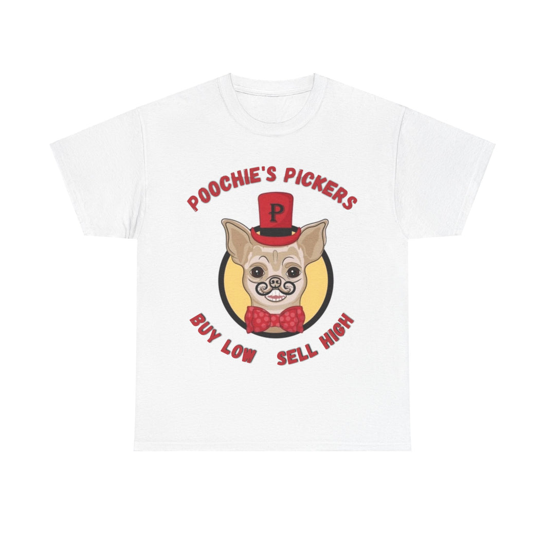 Poochie's Pickers YouTube Thrifting Reselling Channel American Pickers Side Hustle T-Shirt - Sizes S - 5XL