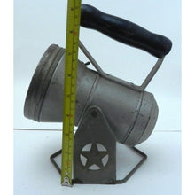 Load image into Gallery viewer, Vintage Star Headlight &amp; Lantern Co Railroad Flashlight Lantern Wood Handle
