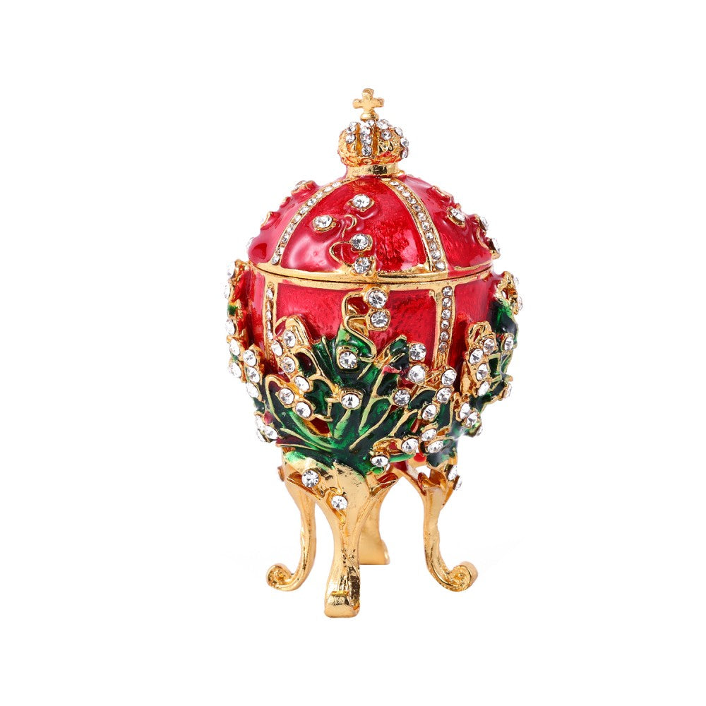 A Faberge Egg Jewelry Case