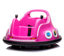 Load image into Gallery viewer, TAMCO S318 PINK Ride On Bumper Car, Bumper Car for kids,electric bumper car Remote Control 360 Spin kids bumper for 3-6 years Girls Boys Toddler Kids rechargeable gift car with Colorful lights
