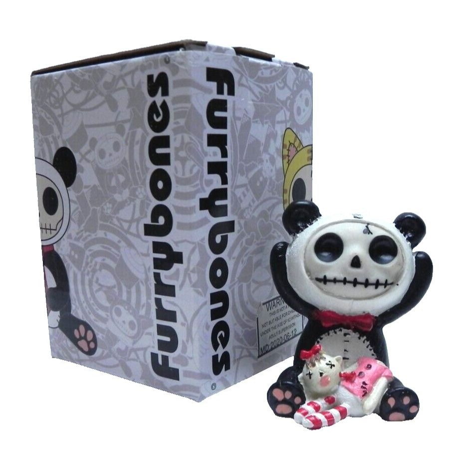 Furrybones Figurine Pandie Skeleton Panda Costume Resin Headless Doll NEW