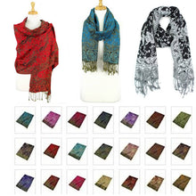 Load image into Gallery viewer, Paisley Pashmina Shawls Scarf 023
