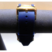 Load image into Gallery viewer, Chronograph Mens Quartz Watch Blue and Gold Silicone Band NEW
