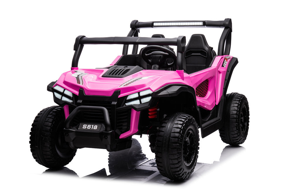 TAMCO S618 pink kids electric ride on car 24V two seat big UTV car, kids toys car with EVA wheel/PU seat / 2.4G R/C