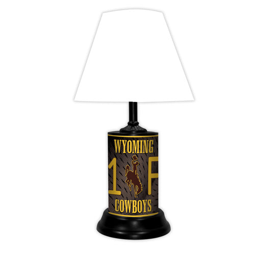 WYOMING COWBOYS LAMP