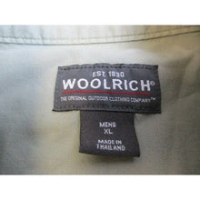 Load image into Gallery viewer, Woolrich Shirt Adult Extra Large Button Up Embroidered Outdoor Short Sleeve Mens
