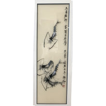Load image into Gallery viewer, Chinese Handmade Silk Embroidery Shrimps Painting （ By Ji, Bai Si ) Wall Decor Suzhou Embroidery
