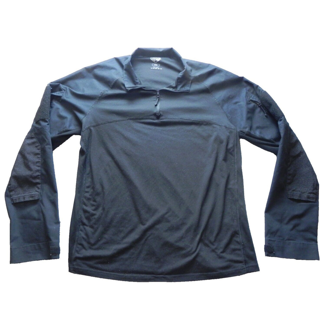 Condor Shirt Adult 2XL XXL Black Combat Bicep & Elbow Pockets Anti-Static Mens
