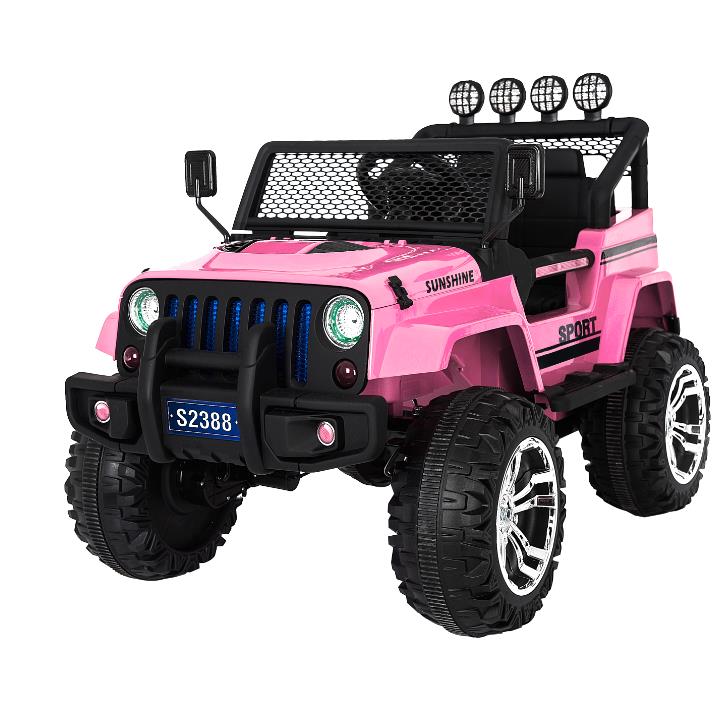 TAMCO-S2388 Pink kids ride on car with 12V battery, one to one 2.4G remote control, big wheel