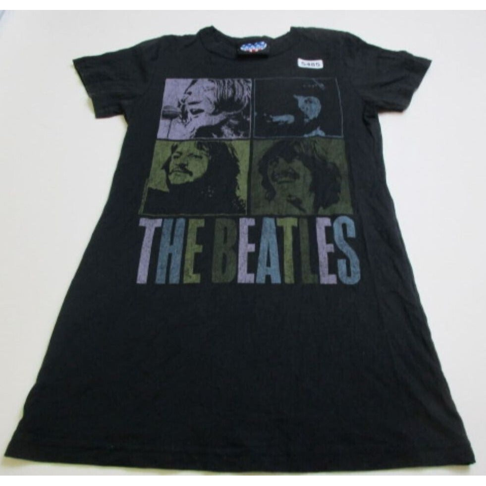 The Beatles Junk Food Black Youth T-shirt Top Tee Shirt Graphic - Size Medium **