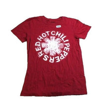 Load image into Gallery viewer, Red Hot Chili Peppers Logo Print Womens T-shirt Top Tee Shirt - Size Small **
