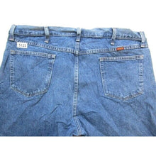 Load image into Gallery viewer, Vintage Rustler Jeans Adult 42x30 Straight Leg Flat Front 100% Cotton Mens
