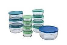 Load image into Gallery viewer, Anchor Hocking 24Pc. Glass Storage Set
