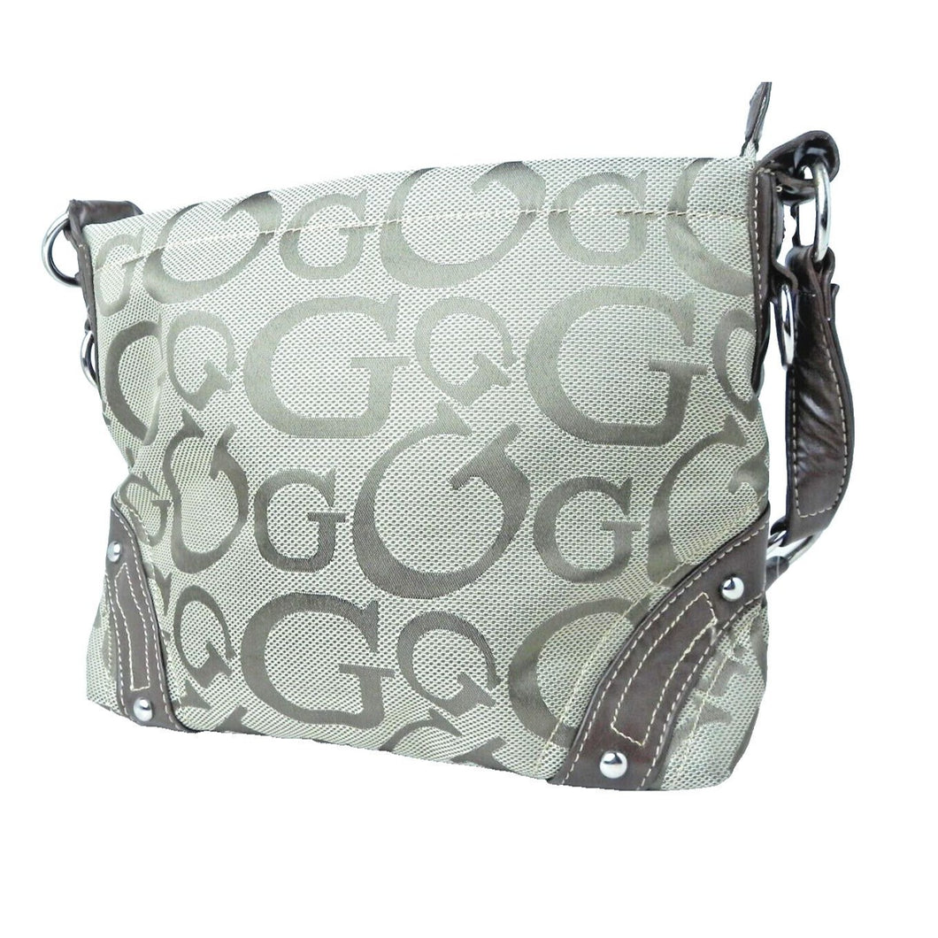 Womens Shoulder Bag G Monogram Logo Purse NEW