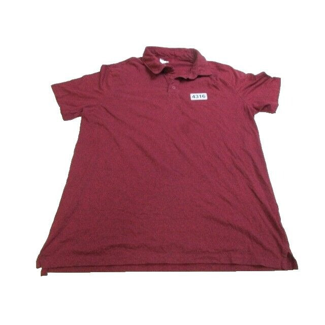 Urban Pipeline Maroon Collared 2 Button Casual Polo Shirt - Size Large **