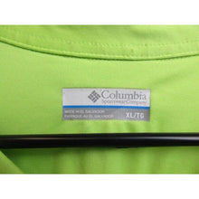 Load image into Gallery viewer, Columbia PFG Green Fishing Outdoor Performance Mens Polo Shirt- Extra Large **

