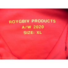 Load image into Gallery viewer, ROYGBIV Varsity Jacket Womens Extra Large Dept. of Color Corrections Y2K RARE
