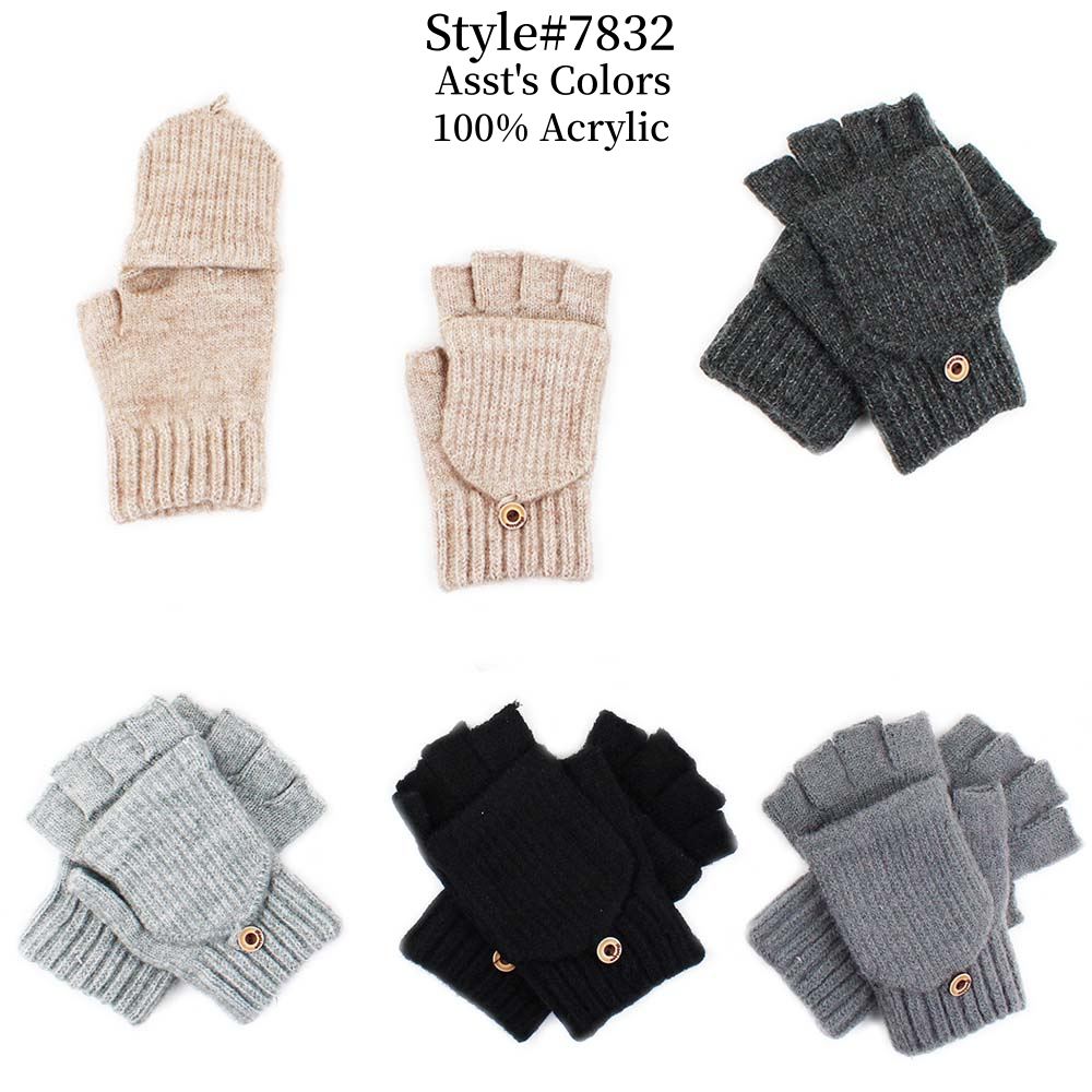 12-pack Wholesale Kid's Winter Gloves Knit Gloves #7832