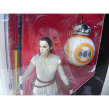Load image into Gallery viewer, Star Wars Black Series 6 inch Rey &amp; BB-8 w/ Lightsaber #02 Force Awakens NEW
