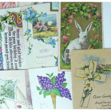 Load image into Gallery viewer, Vintage Embossed Postcards Birthday Easter Lot of 25
