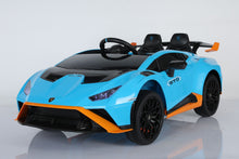 Load image into Gallery viewer, TAMCO SMT-555 blue Licensed Lamborghini ride on car, kids electric car, riding toys for kids with remote control Amazing gift for 3~6 years boys/girls
