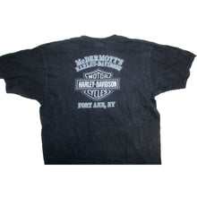 Load image into Gallery viewer, Harley Davidson Shirt Adult Extra Large McDermotts Fort Ann NY Black Mens

