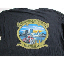 Load image into Gallery viewer, Harley Davidson Shirt Adult Extra Large Milwaukee WI Black Short Sleeve Mens
