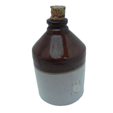 Load image into Gallery viewer, Vintage Stoneware Mercury Bottle Jug with Cork
