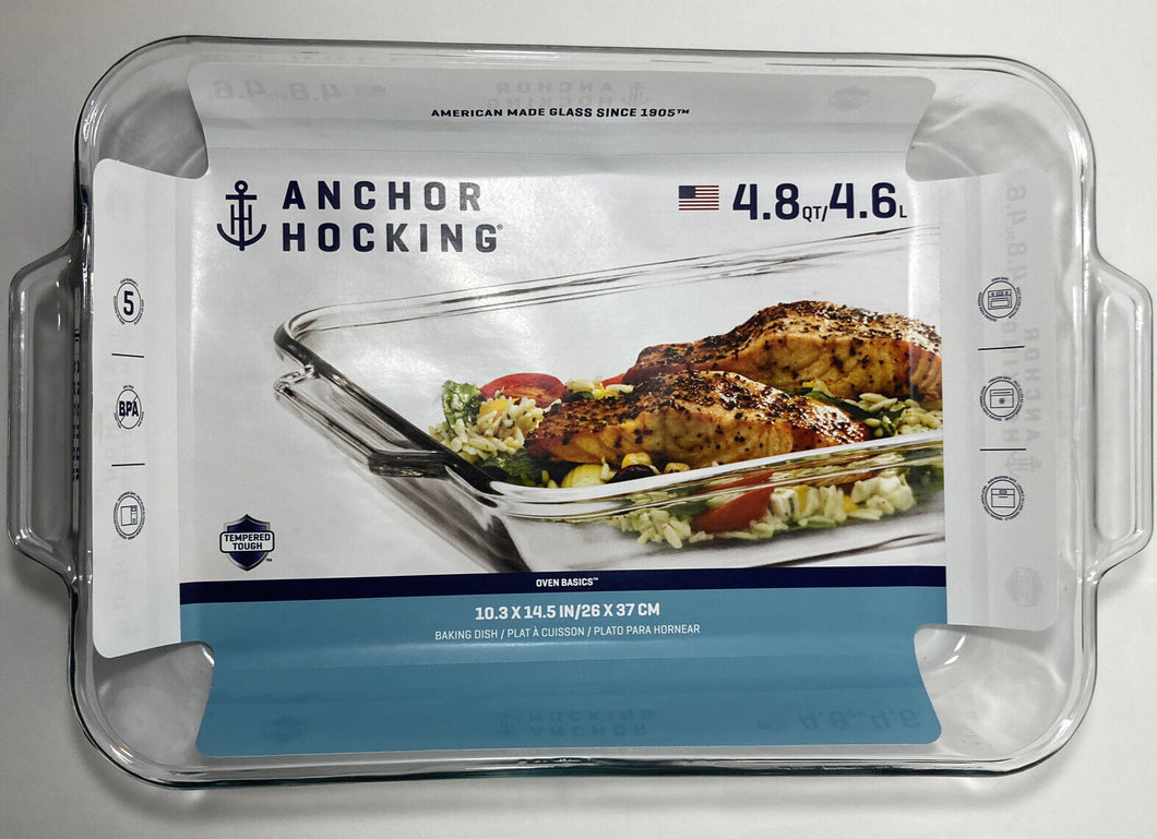 Anchor Hocking 4.8Qt. Oven Basics Bake Dish
