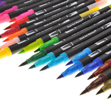 Load image into Gallery viewer, Dual Brush Markers | Pack Of 24 Variety Color Marker Pens
