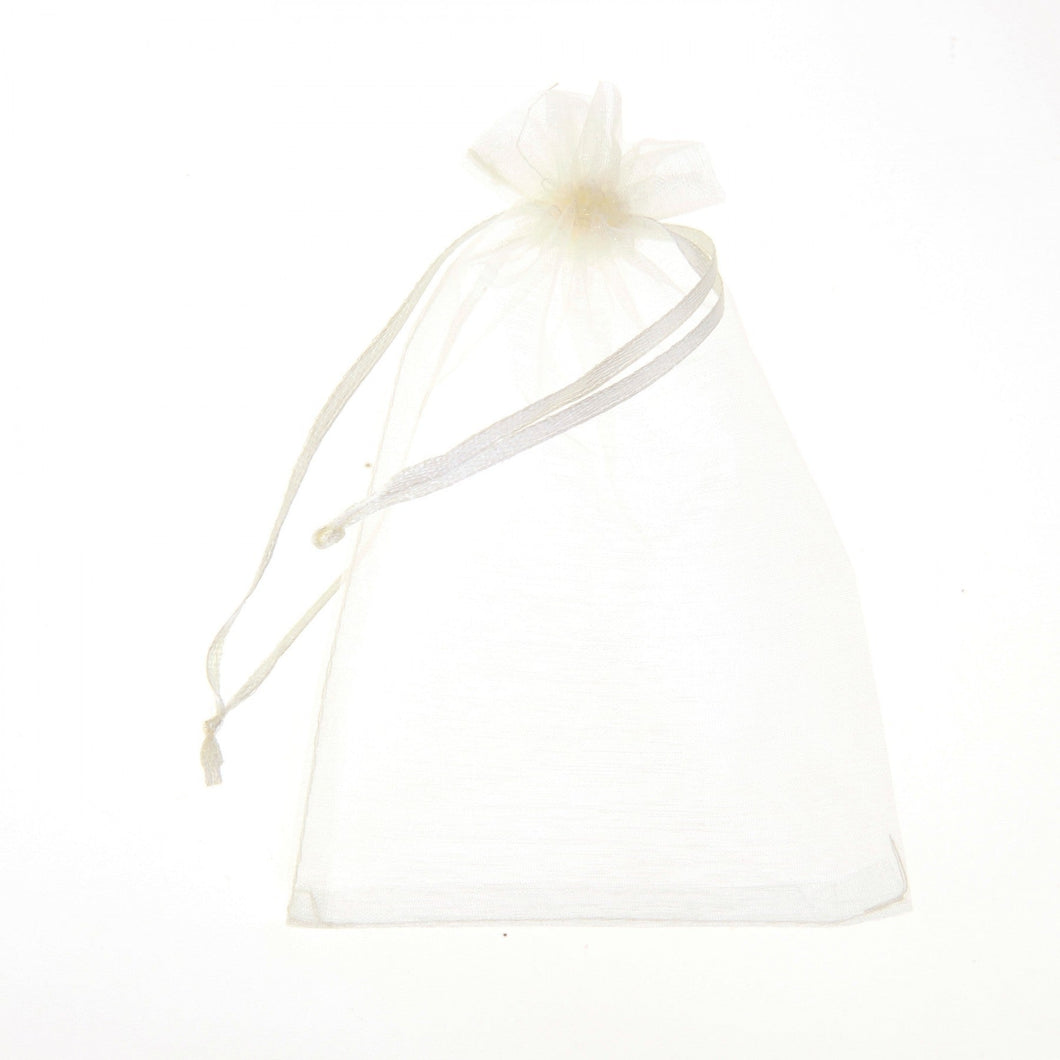 Mini Sheer Drawstring Transparent Bags (100 Bags Per Pack)